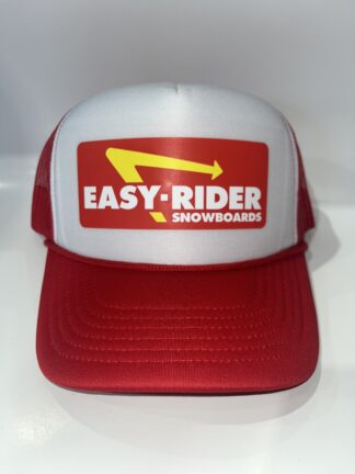 Easy Rider In & Out Foam Trucker Hat (Red/ White)