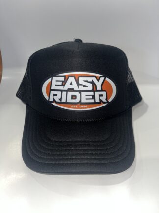 Easy Rider Moto Logo Foam Trucker Hat (All Black)
