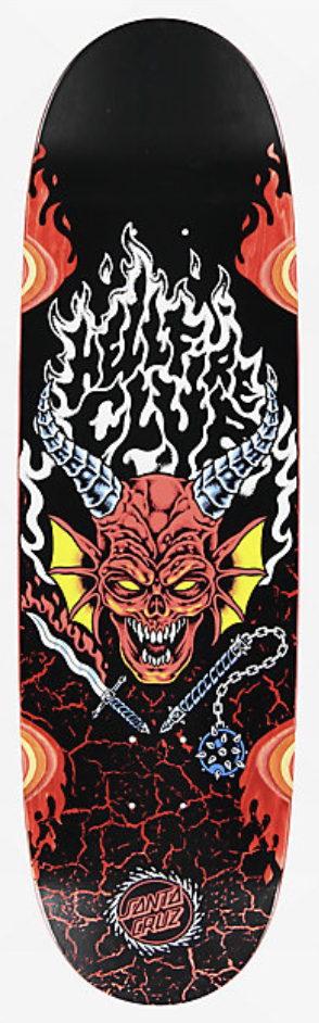 Santa Cruz X Stranger Things Hellfire Club Deck