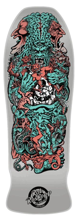 Santa Cruz Roskopp Target 5 Deck (Grey)